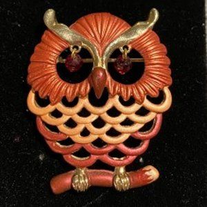 Owl fashion pin